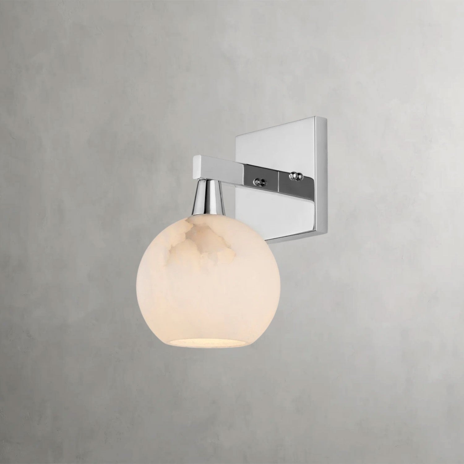 Alabaster Bath Wall Sconce